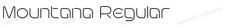 Mountana Regular字体转换